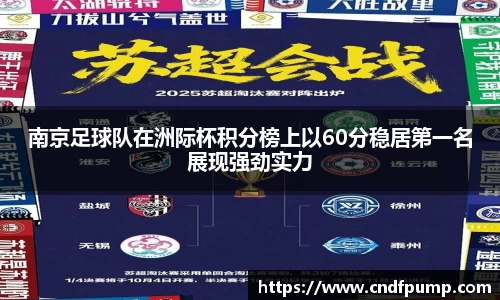 南京足球队在洲际杯积分榜上以60分稳居第一名展现强劲实力